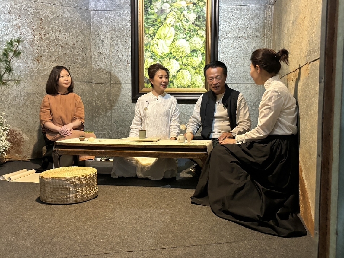 「2023高山茶都∙嘉義」高山茶都四雅館茶香花畫結合 縣長翁章梁:放下享受心靈饗宴