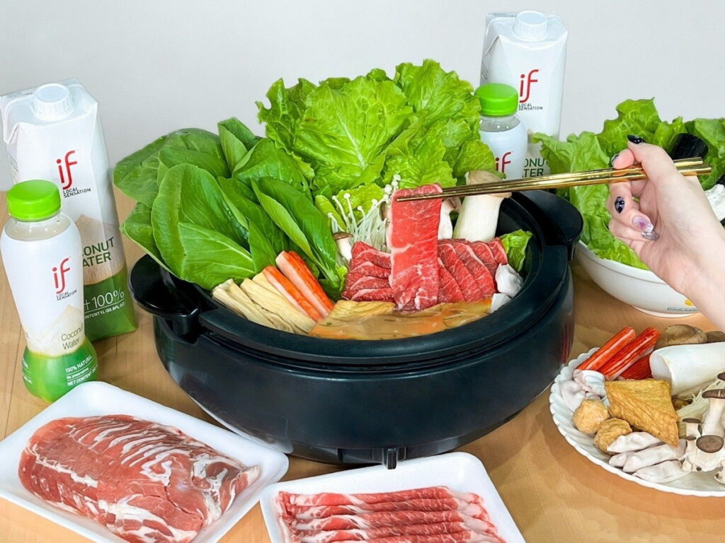 火鍋加入 if 椰子水打造出最美味的火鍋祭體驗