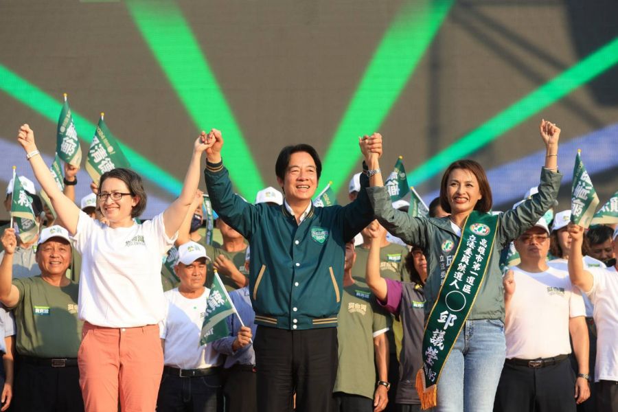 邱議瑩競選總部成立大會 賴清德、蕭美琴合體全力輔選