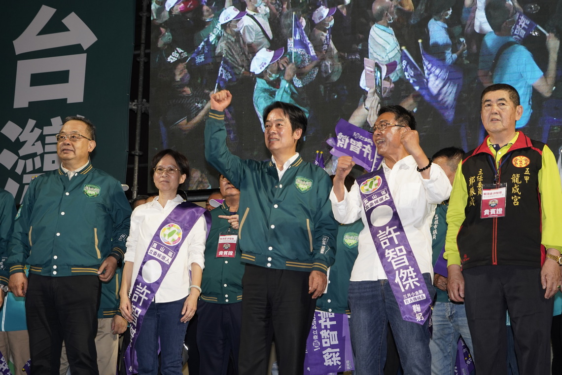 漾新聞|許智傑競總成立 民進黨超級大咖助選勝券在握