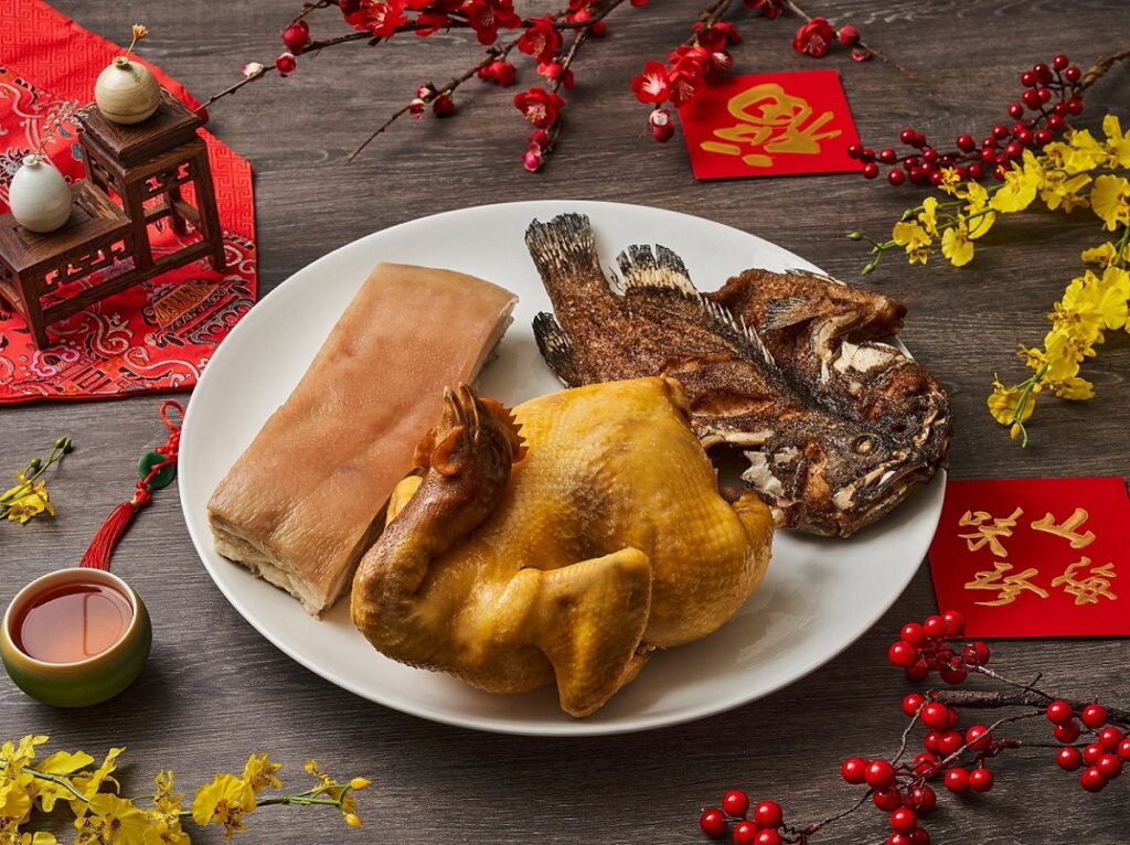 板橋凱撒發稿照:凱撒富貴三牲巡禮組