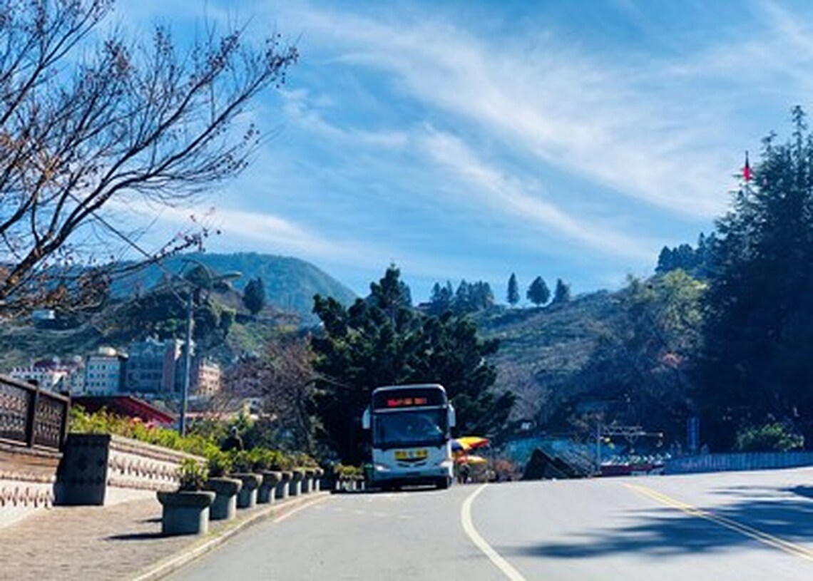 中市公車865路復駛中橫公路 梨山楓紅美景喜迎客