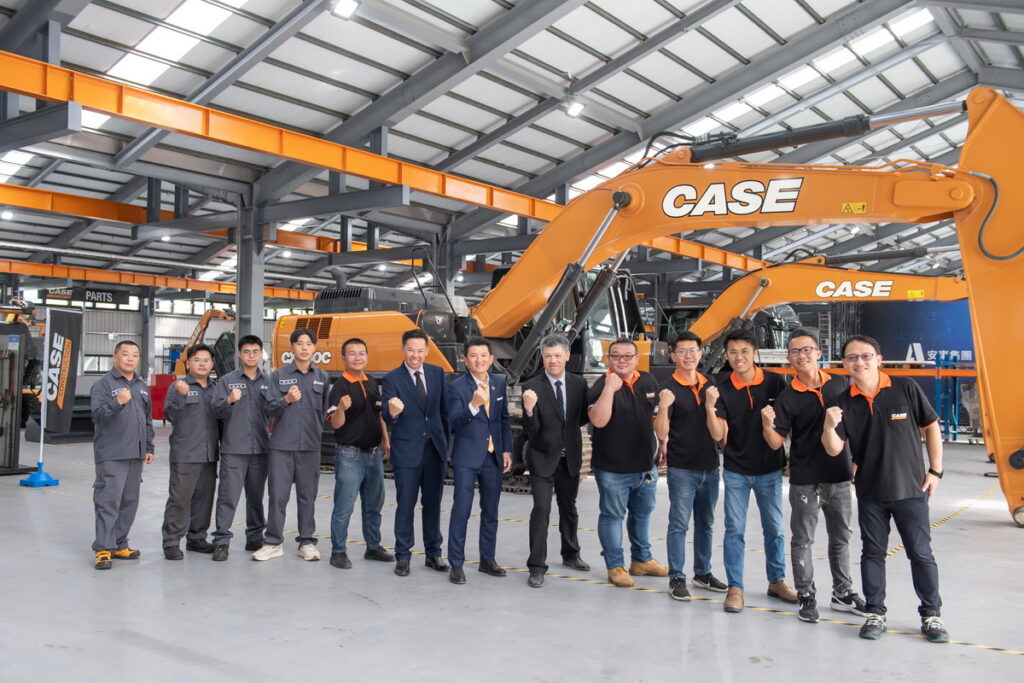 安東集團代理CASE超過35年,合作夥伴關係緊密,為臺灣CASE營建機具客戶提供更好的服