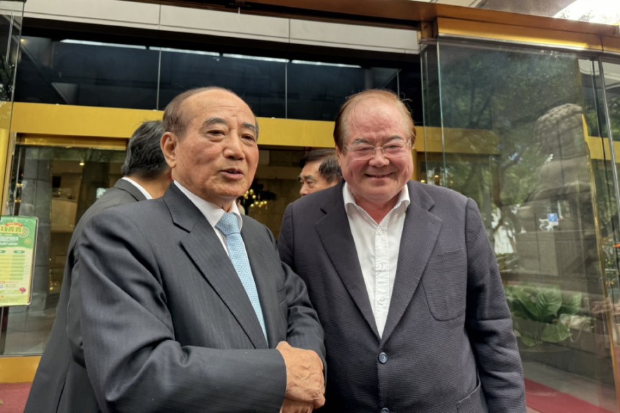 出手促地方派系大團結 王金平喊話郭台銘「讓藍營版圖更完整」 240 王金平12日宴請地方派系大老