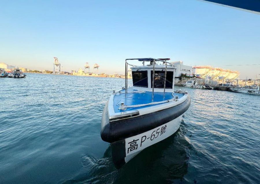 高雄港務新造警艇高P65號啟用 為港區治安維護