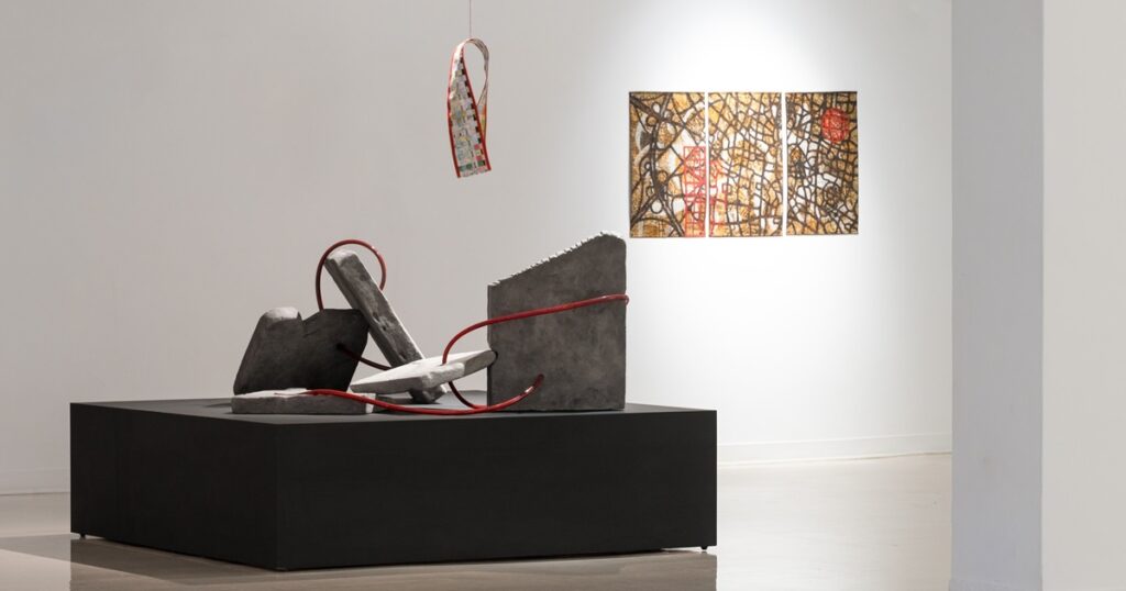 「202324國際紙纖維藝術雙年展」現場展出實景（圖/工藝中心提供）