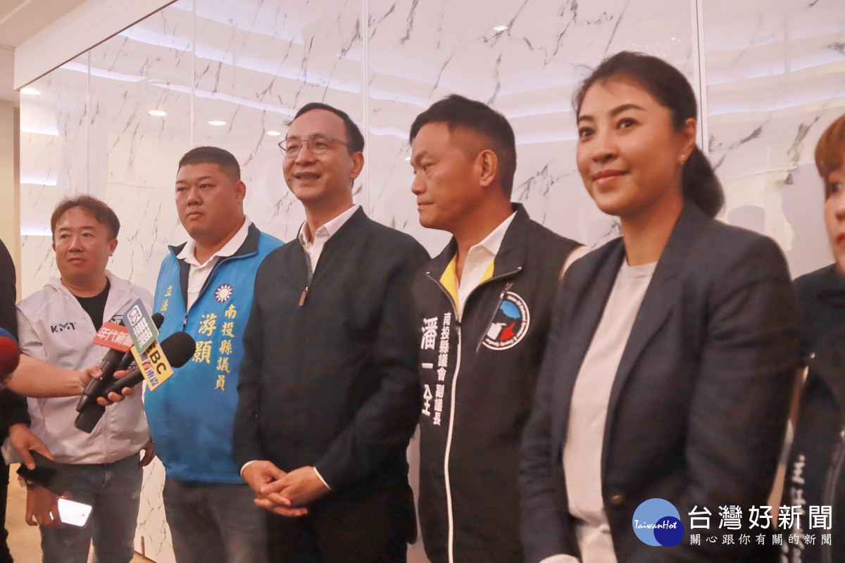 朱立倫籲何議長趕快歸隊。(記者扶小萍攝)