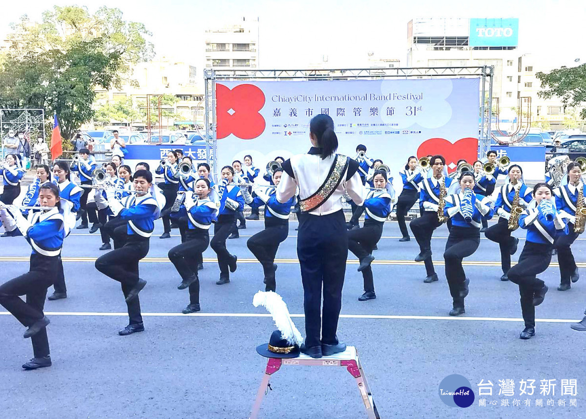 「日本瀧川第二高校吹奏樂部」安可加碼演出/陳致愷攝影