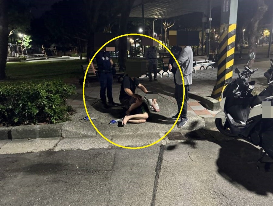 酒後失控變身雙刀客 53歲男公園喧嘩涉恐嚇被壓制 182 cnews204231214a02