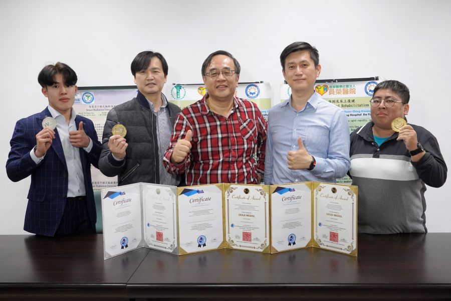 大葉大學攜手醫院搞發明 高雄發明展奪2金1銀