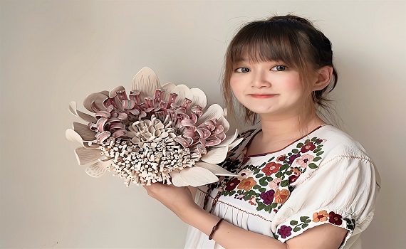 21朵永遠不凋謝陶瓷花 紀念陳子雲閃耀藝術生涯