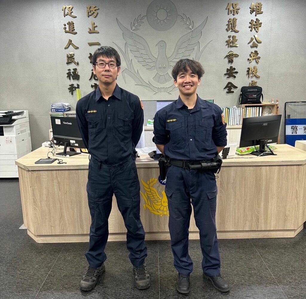 士林分局社子派出所警員陳光晧、葉泉岷