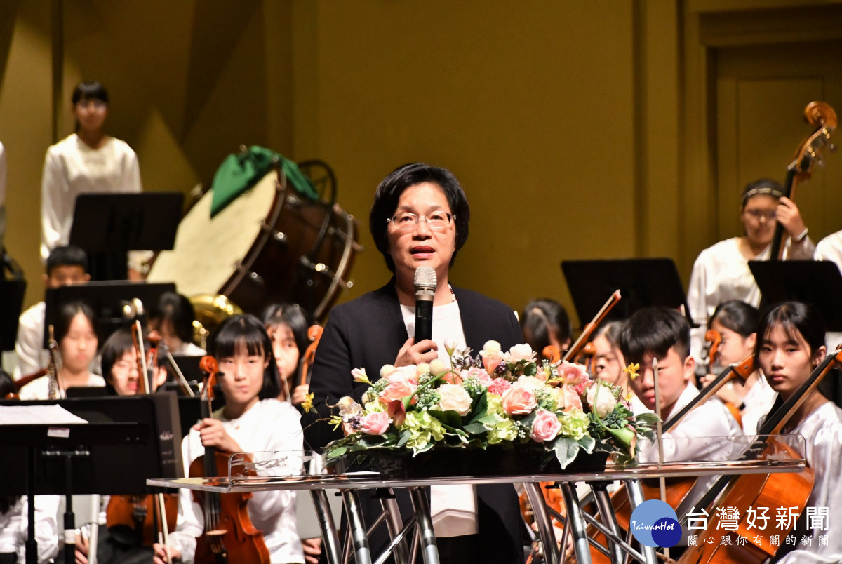 「樂響半線‧感恩300」音樂會,彰化縣六校音樂班聯合展演 。圖/彰化縣政府提供