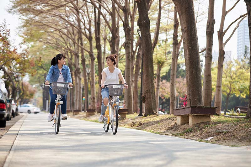 中市公共自行車累計騎乘人次突破8千萬,YouBike已成為台中市民日常。圖/台中市政府
