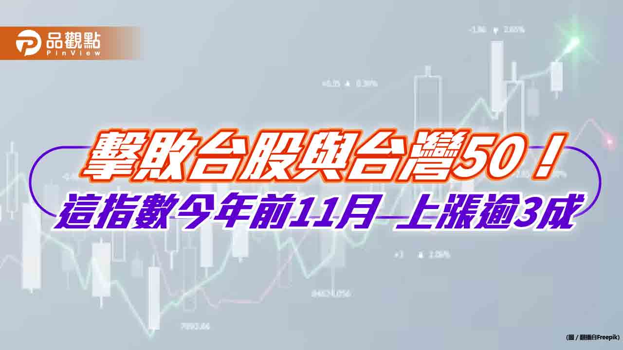 產業龍頭等權重指數前11月漲31.8%!擊敗台股與台灣50 00921本週四壓軸除息
