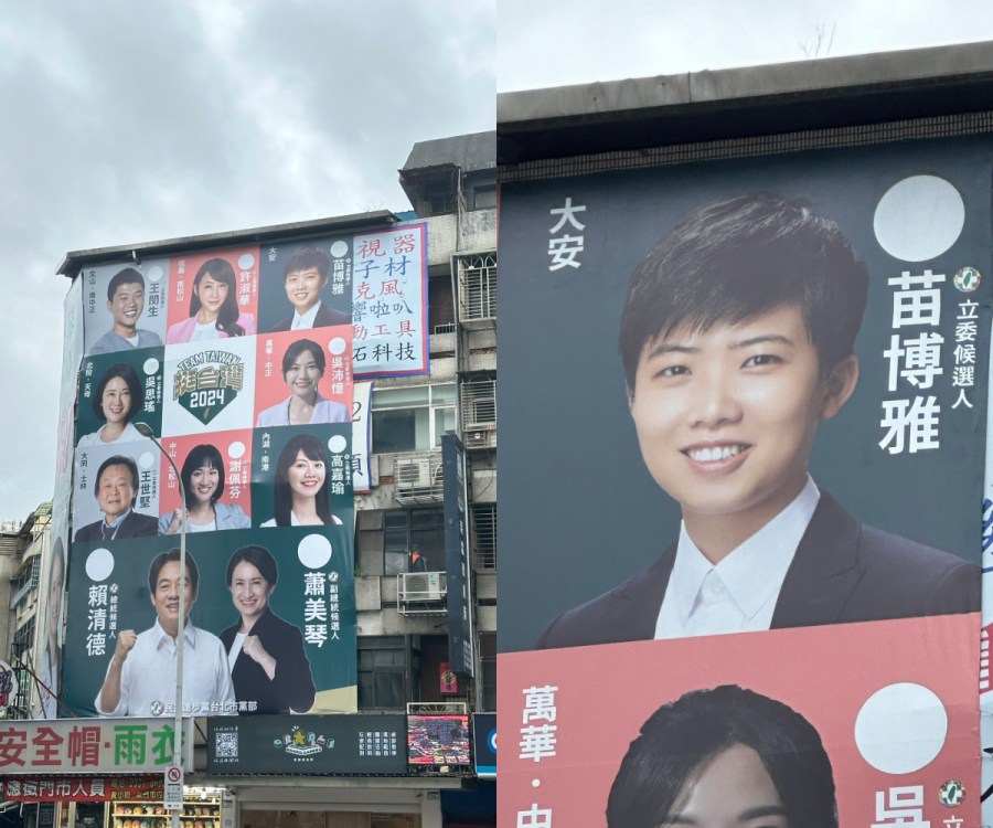 【觀察】退社民黨了?苗博雅競選人物聯合看板掛「民進黨黨徽」 300 【觀察】退社民黨了?苗博雅競選人物聯合看板掛「民進黨黨徽」 299