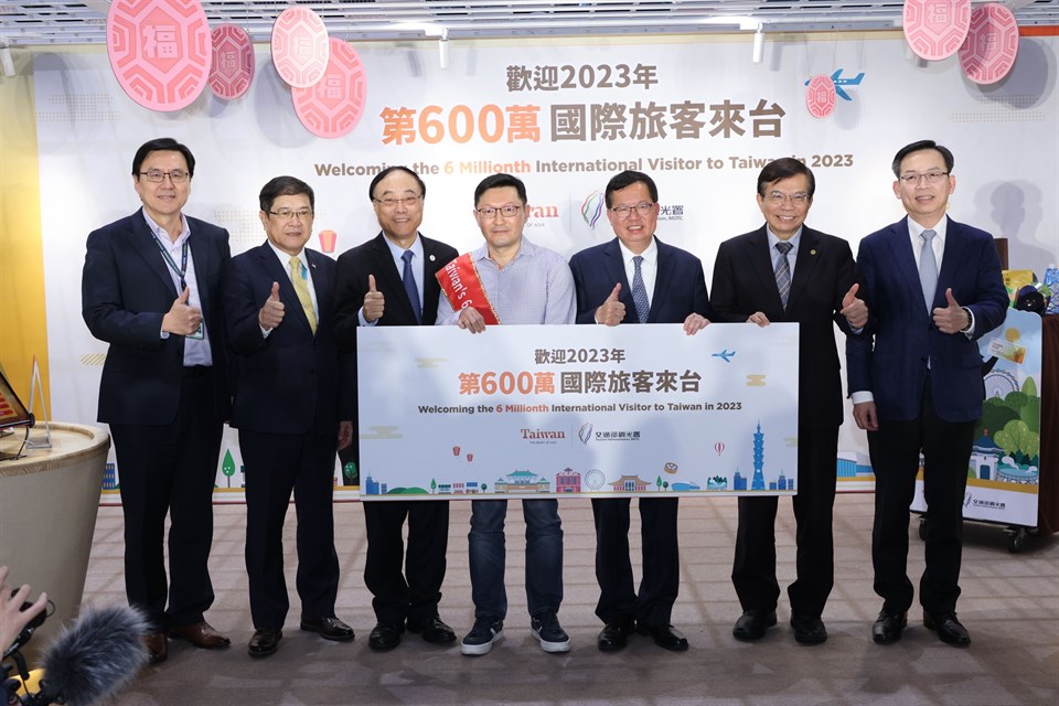 臺灣觀光署推進全球行銷 冀望提前達成600萬國際旅客目標