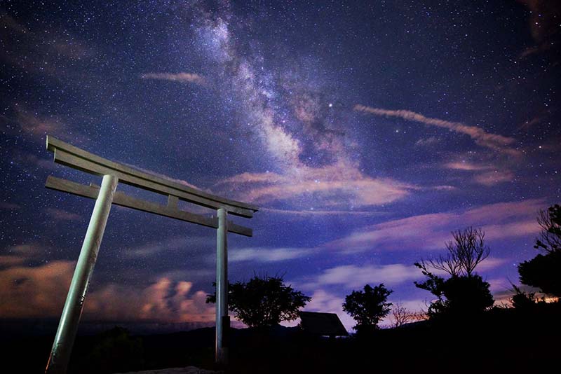 高士神社星空。圖/屏東縣政府