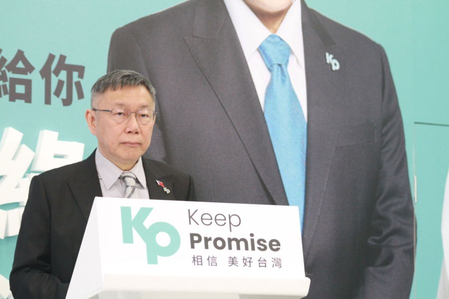 趙少康爆柯與學生衝突 柯文哲轟壞習慣:別把自己當名嘴 242 柯文哲。(方炳超攝)