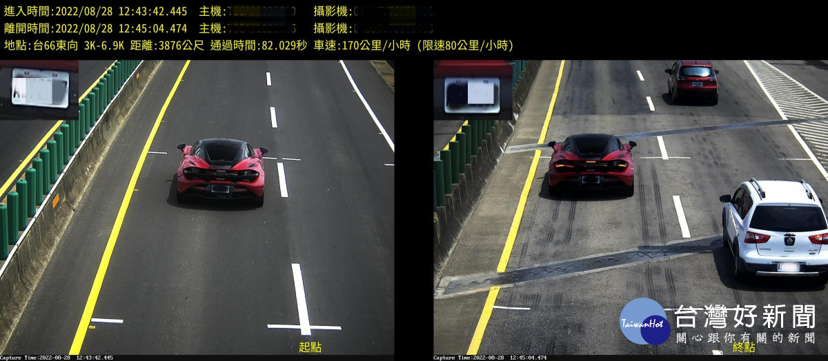 桃園市10大最容易超速路段出爐。