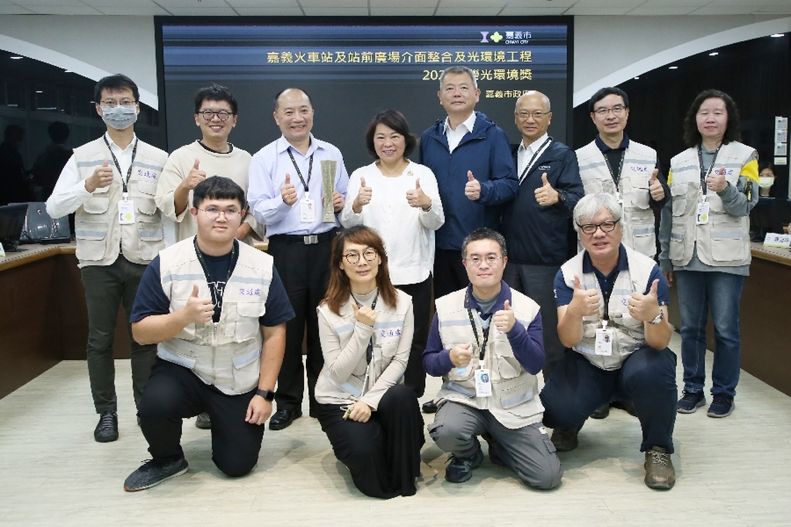 嘉義火車站前光環境改造 重塑古蹟之美 獲2023台灣光環境獎