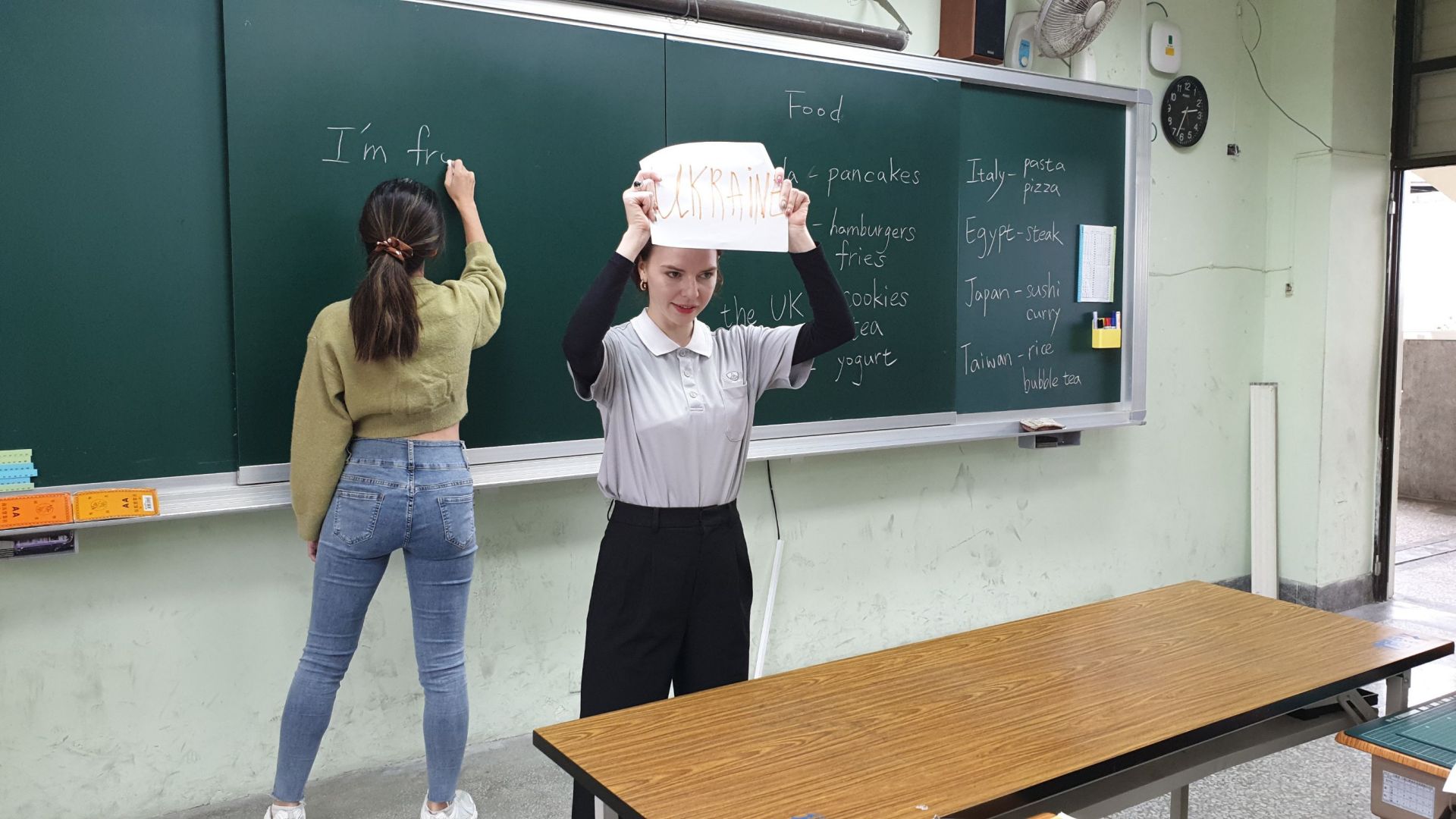 慈濟大學烏克蘭學生夢汝嫣同學