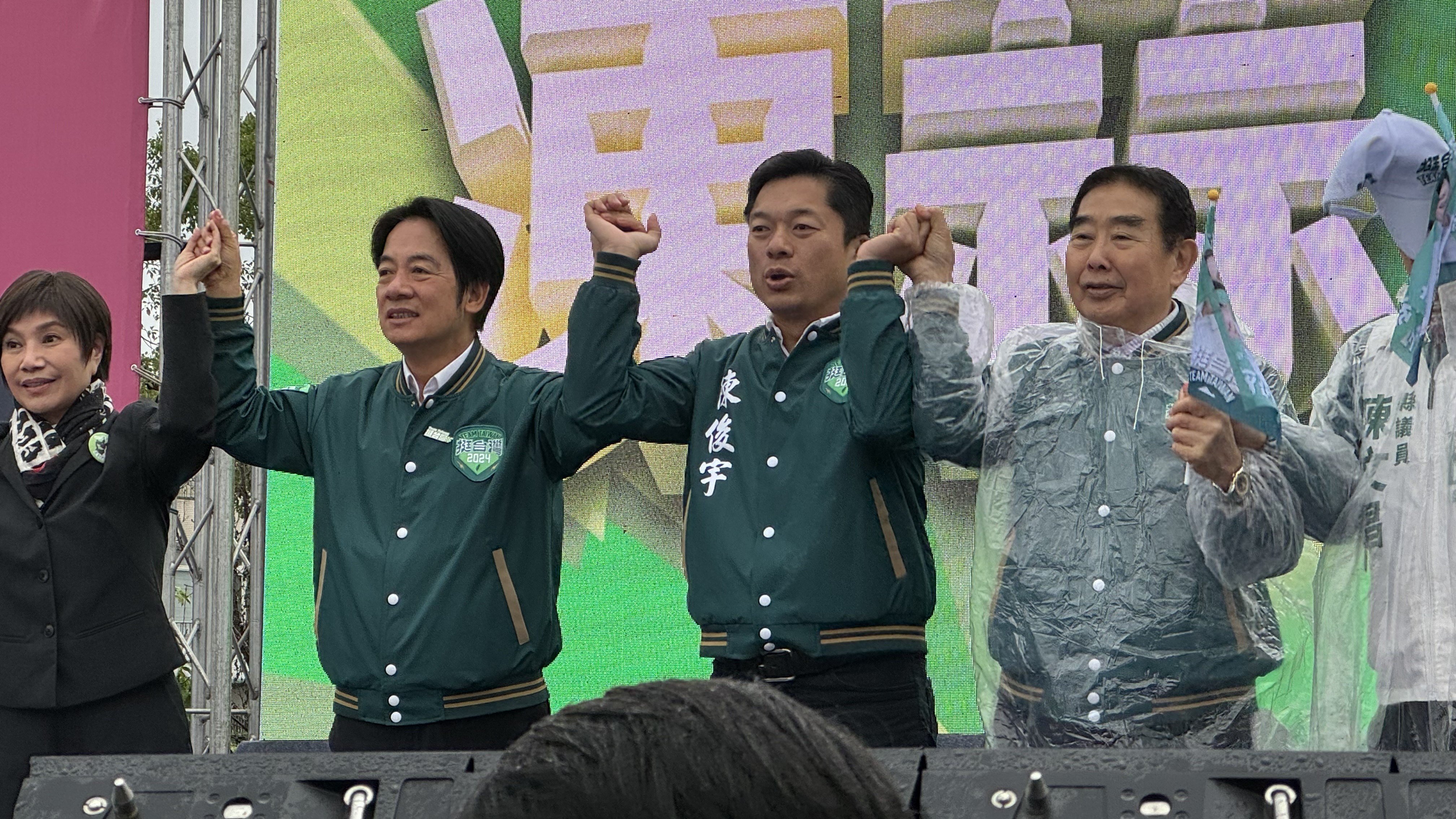 民進黨總統候選人賴清德展開「唱土地的歌,拼咱的希望」環島拼圖活動,首場從宜蘭出發。蘇聖怡攝