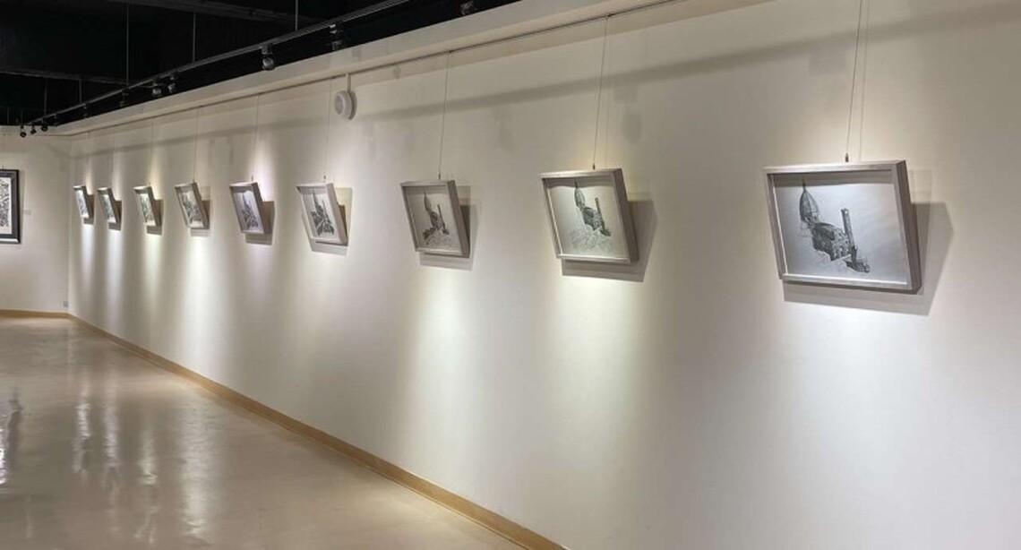 廖辰祐建築針筆畫展 12/23文化觀光處展覽館3樓舉辦開幕式