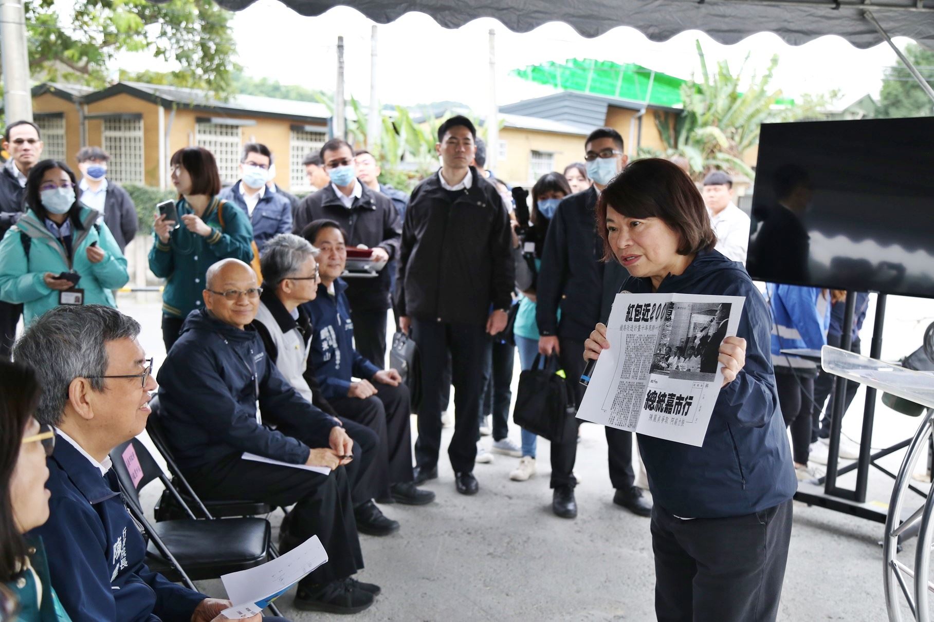 陳揆視察嘉義市建設計畫 黃敏惠籲中央支持全額補助鐵路高架化