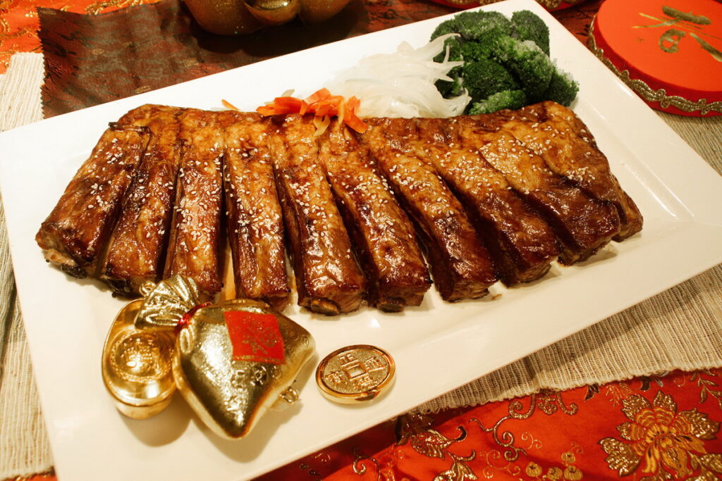 台北凱撒大飯店-窯烤照燒豬肋排1480元