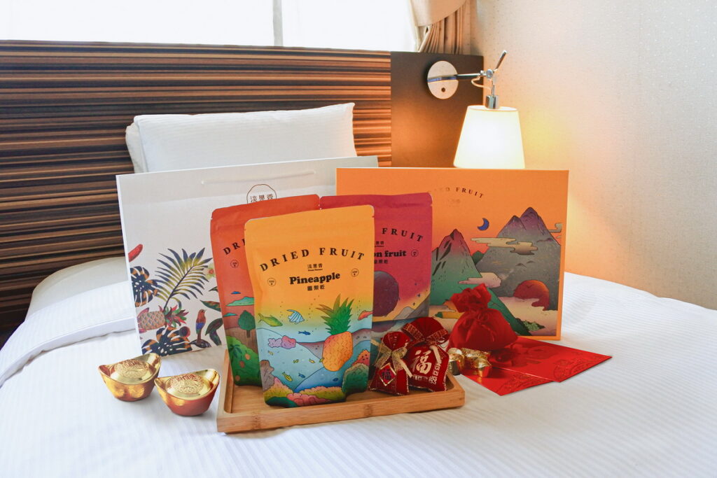 台北凱撒大飯店-入住新春專案即可獲得天然無添加水果乾禮盒