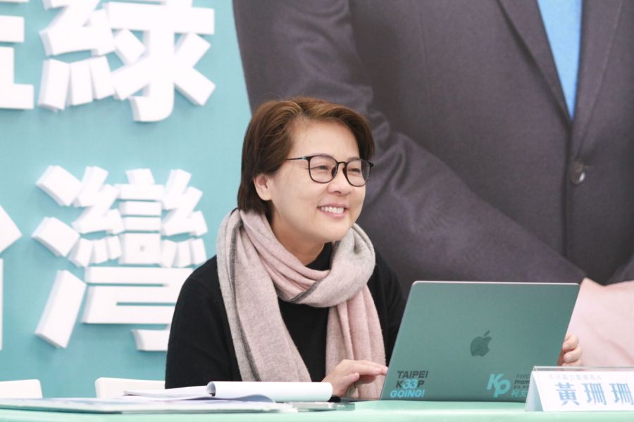 柯文哲農地爭議 黃珊珊:收益120萬、土地處分差價都將捐出 211 黃珊珊。(方炳超攝)