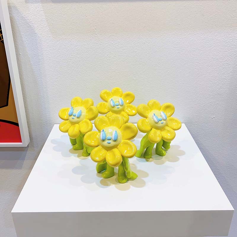 韓國Bank Art Fair 2023 / 展覽現場 Fufu wonder 10x8x6cm / Vinyl figure
