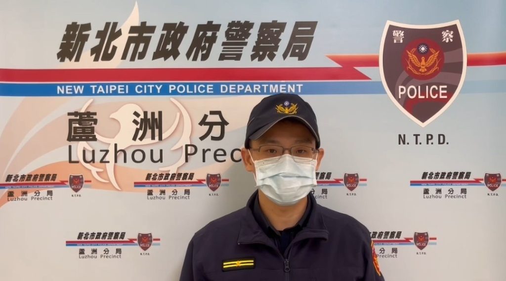延平所所長黃文欽說明情況。(記者宋紹誠翻攝)