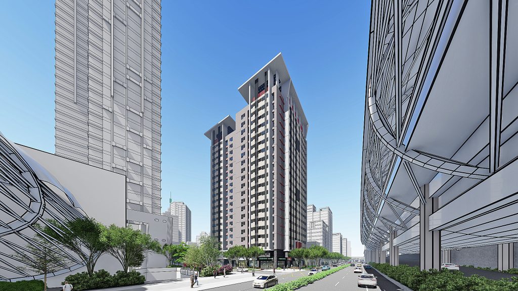 統包發包前3D模擬圖。(圖/新北市政府提供)