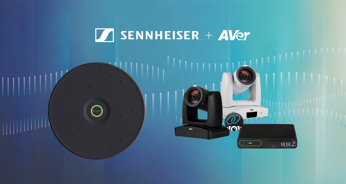 圓展和sennheiser跨界合作,讓使用者享受無可比擬的絕佳音視訊體驗。