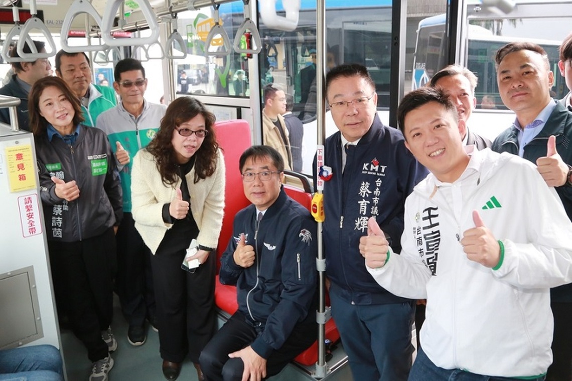 台南電動公車今年再增33輛