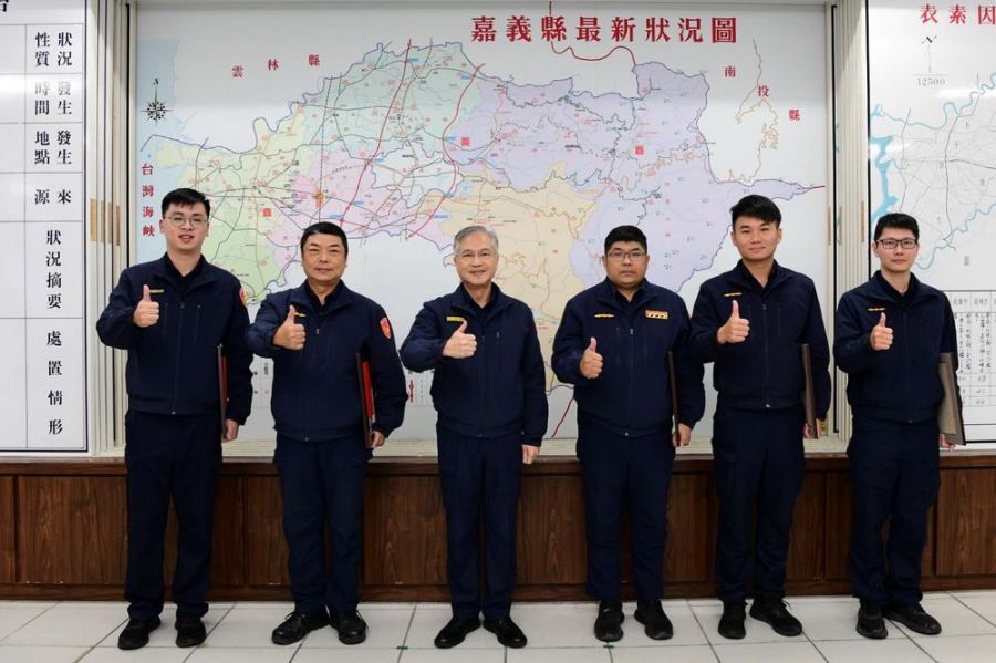 嘉縣警局表揚11月份為民服務優良員警