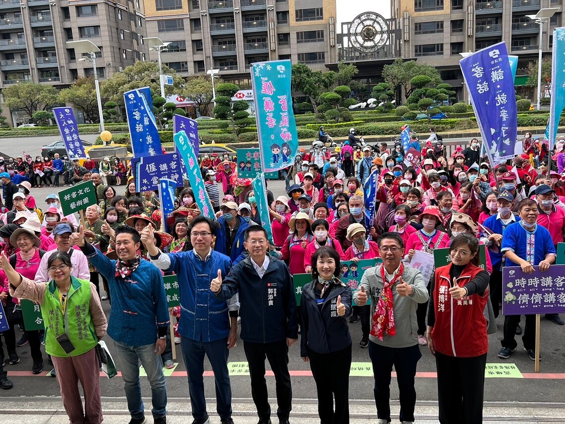 漾新聞|「1228還我母語日」大遊行疾呼一代人救轉客話
