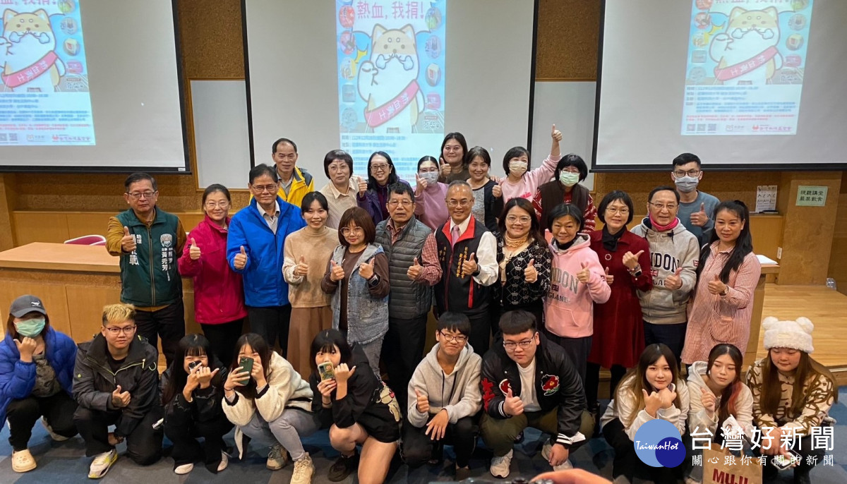 建國科大敦親睦鄰,歲末校園捐血社區給力。圖/記者鄧富珍攝