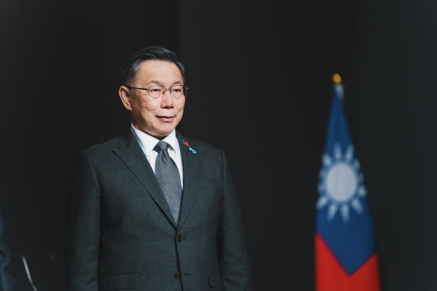 政見發表/開場先為新北國中生默哀 柯文哲提長照勞保健保政見 216 柯文哲政見發表。(民眾黨提供)