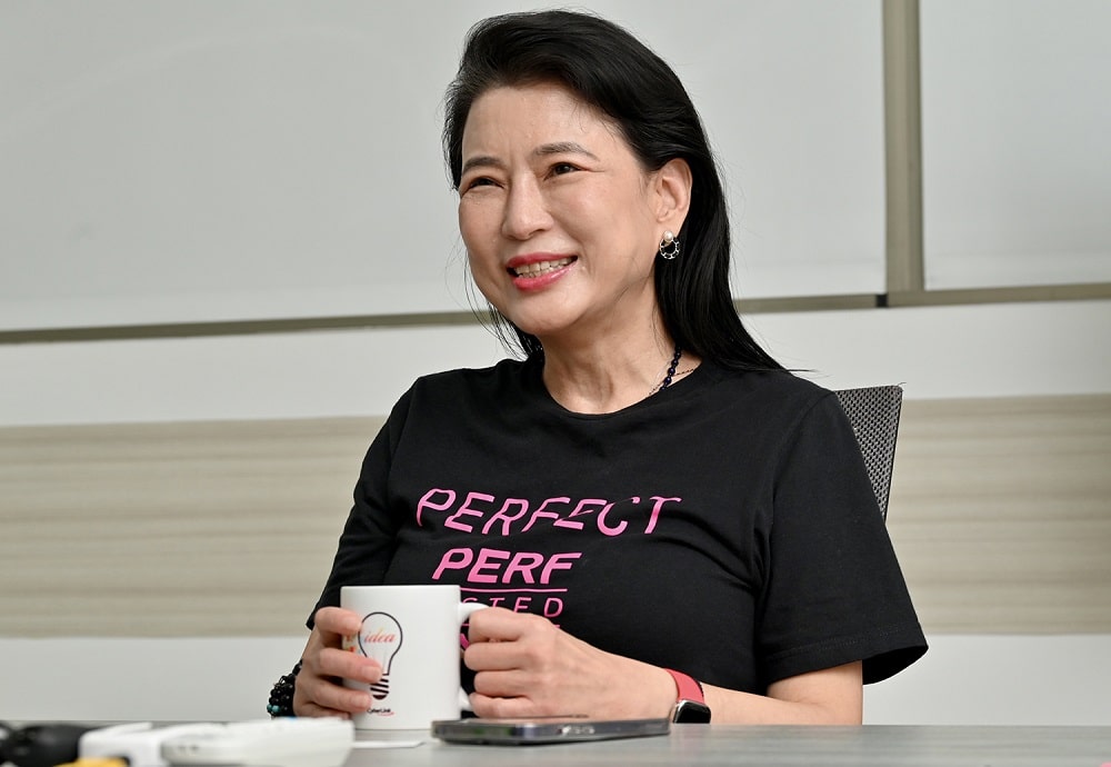 ▲玩美移動創辦人暨執行長張華禎,鼓勵女性與大眾都能做一位Dreamer,勇於專求夢想。