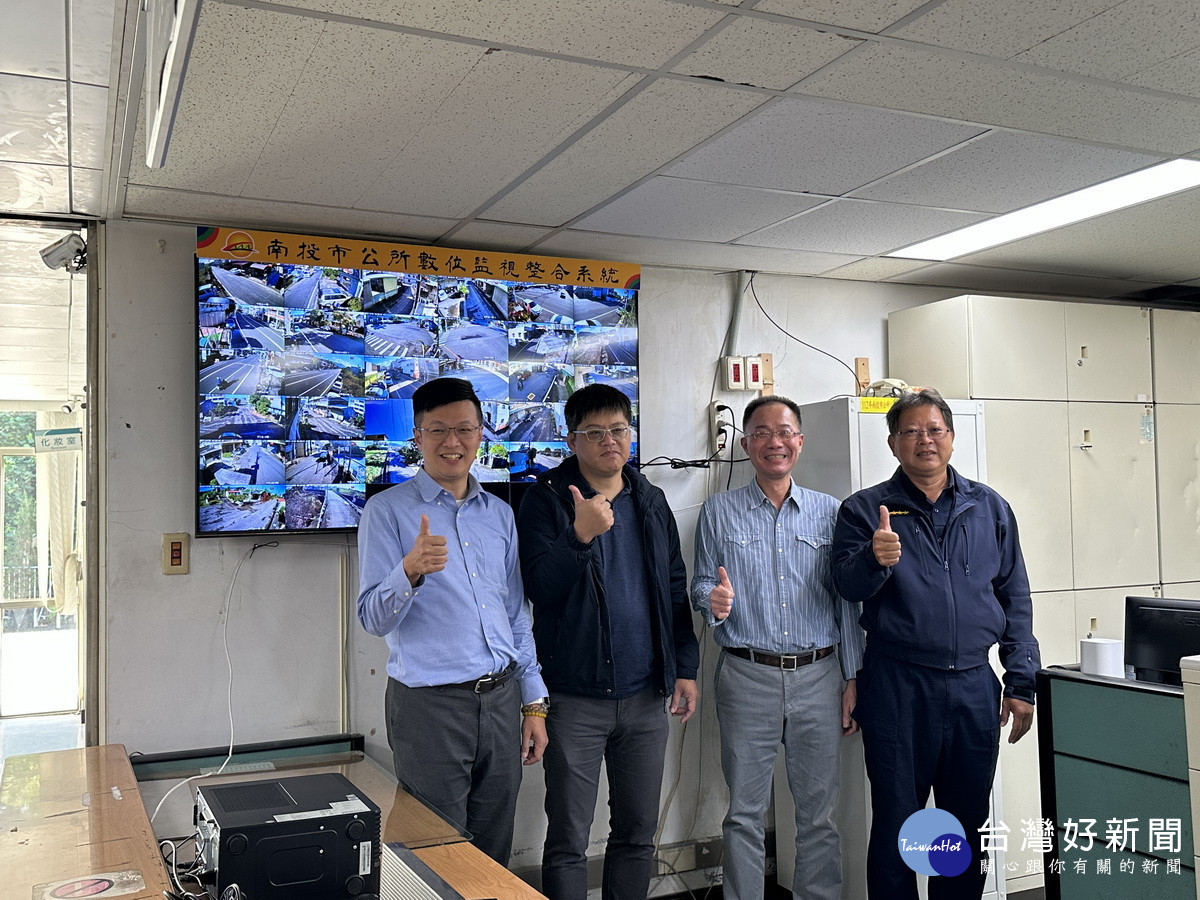 南投市監視器可是居民安全新利器。（記者扶小萍攝）