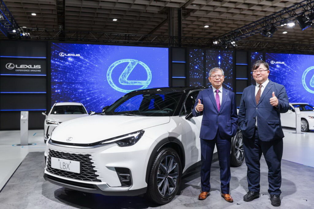 Lexus LBX於2024台北新車暨新能源特展期間亮相,12/28正式公布預接單價
