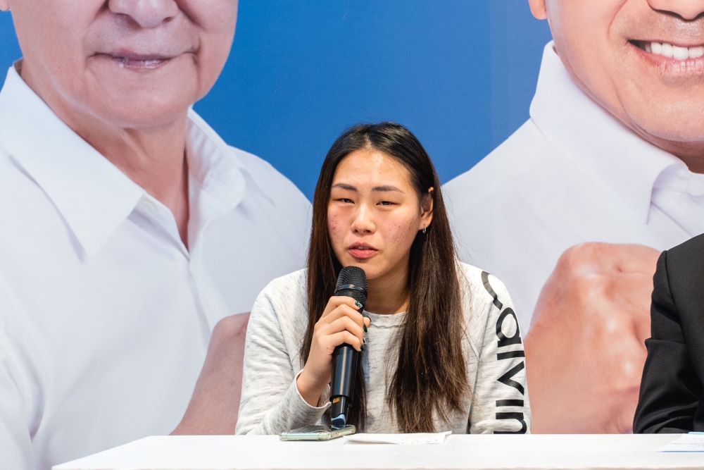 《圖說》莊宴丞表示,侯友宜讓人覺得有安全感,更讓人安心,而且他非常穩健、老實的作風,絕對是一個好的國家領導人。〈侯辦提供〉