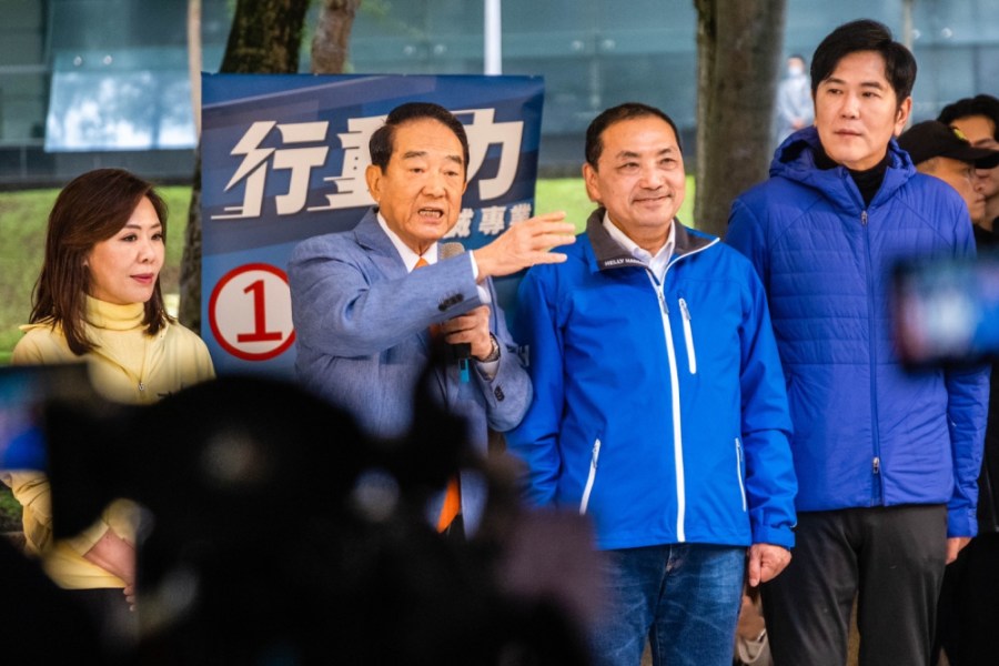 總統大選支持誰? 宋楚瑜:祝福侯友宜心想事成 192 宋楚瑜、侯友宜29日替李彥秀站台。