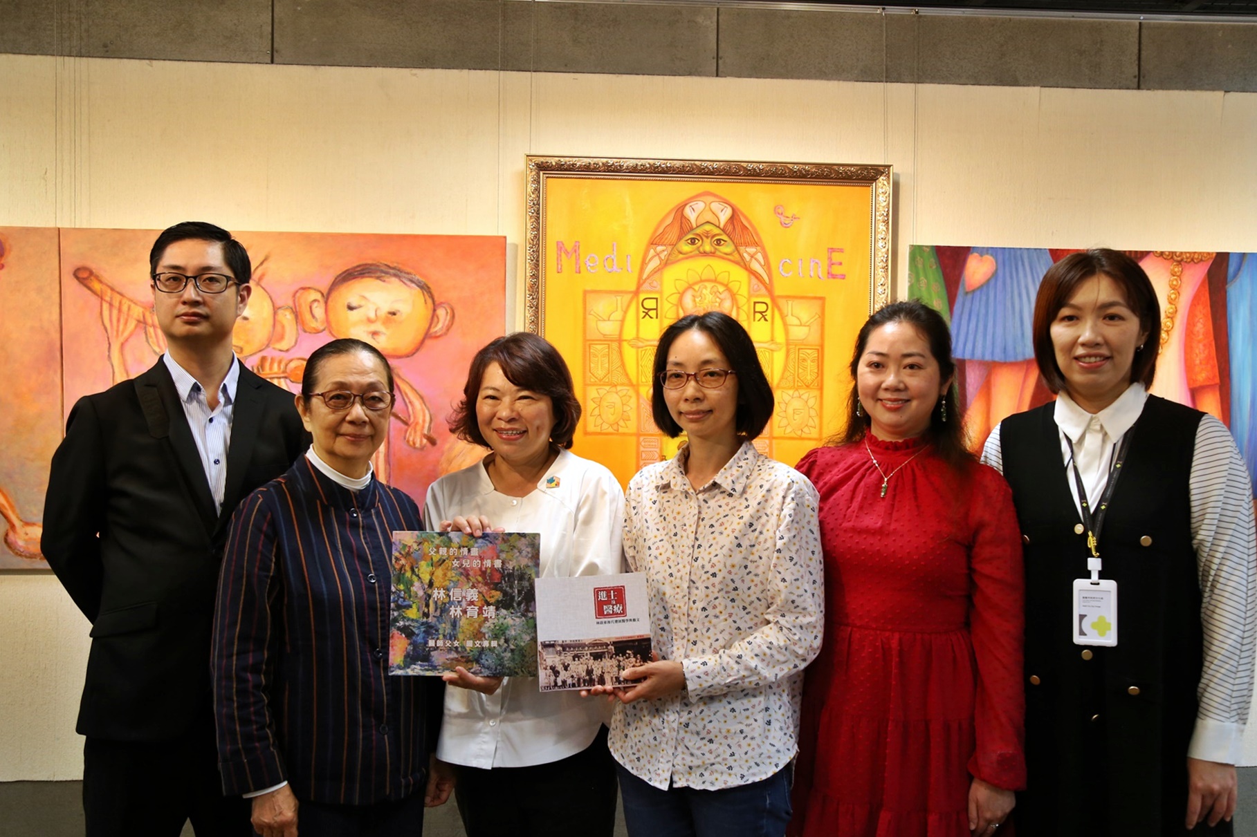 林信義油畫展-醫師父女畫話 即日起至1月14日溫馨展出