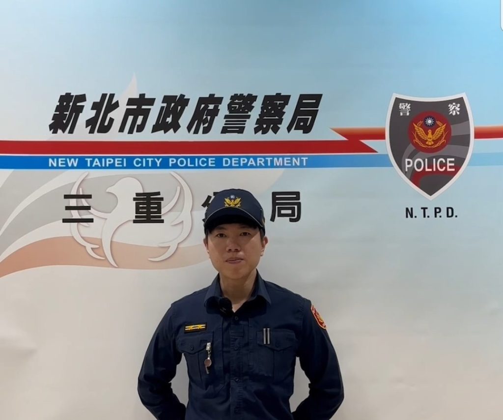 永福所所長汪佐凌說明情況。(記者宋紹誠翻攝)