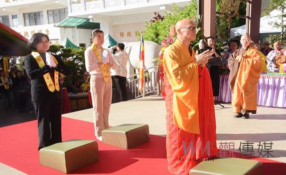 集集鎮國寺大法會 南投縣長許淑華、雲林縣長張麗善同場祈福