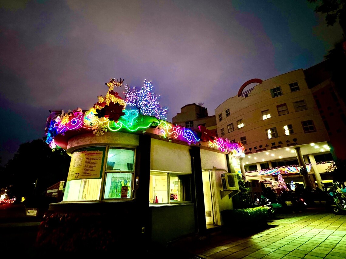 漾新聞|迎新年高市22所學校「光點計畫」校園亮起來越夜越美麗